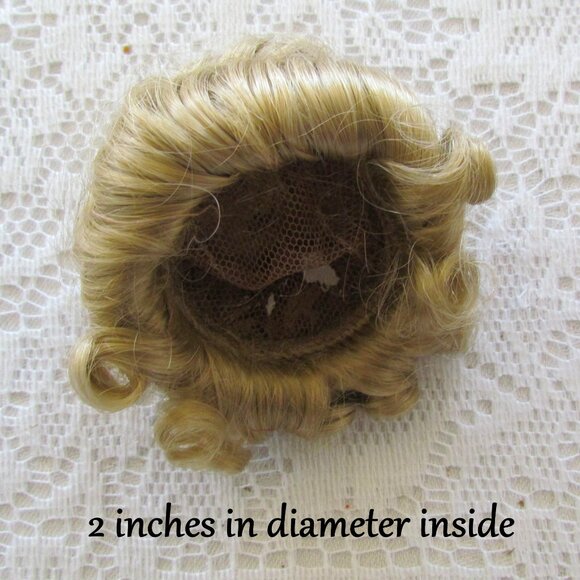 DOLL WIGS, 5 REPLACEMENT HAIR STYLES: GIBSON GIRL, RINGLETS, CURLS, BONNET, EUC - Picture 12 of 14